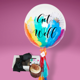 Bundle "Get Well" Globo y 2 Muffins