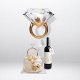 She Said Yes! - Pastel, Globo & Vino con Tag