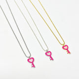 Heart Key Necklace