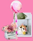 Pastel, Globo & Flores