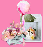 Pastel, Globo & Flores