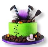 Pastel de Bruja de Halloween