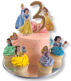 Pastel Princesas con Quecos