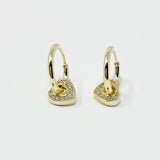 Aretes Corazón CZ