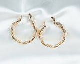 Aretes Twirl Hoops